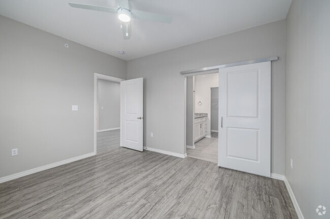2BR, 2BA - 1,193SF - Primary Bedroom - The Wayfarer in the Dale