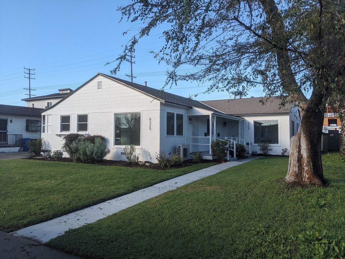 This is the main home but the new ADU is in the back visible from the driveway on the left side of - 8325 Barnsley Ave