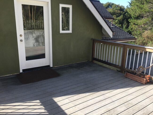 Private deck entrance - 743 Rockaway Beach Ave