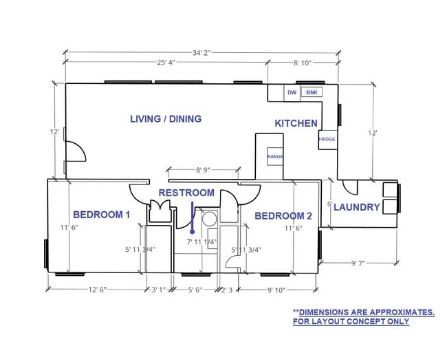 Floor Plan - 3646 Marlborough Ave