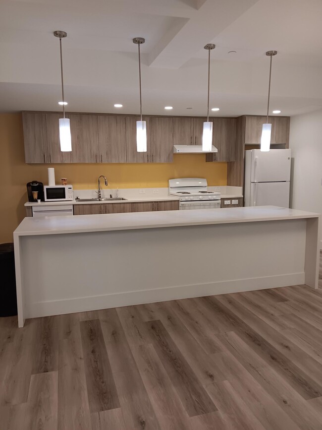 Community Room Kitchen - Oasis Senior Villas