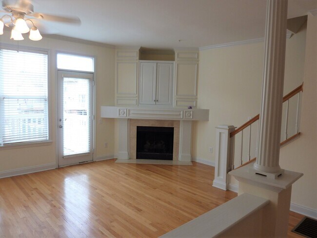 Gas Fireplace in Living Area - 212 S Cedar St