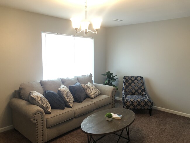 2 Bedroom Living Room - Skylark Point Apartments