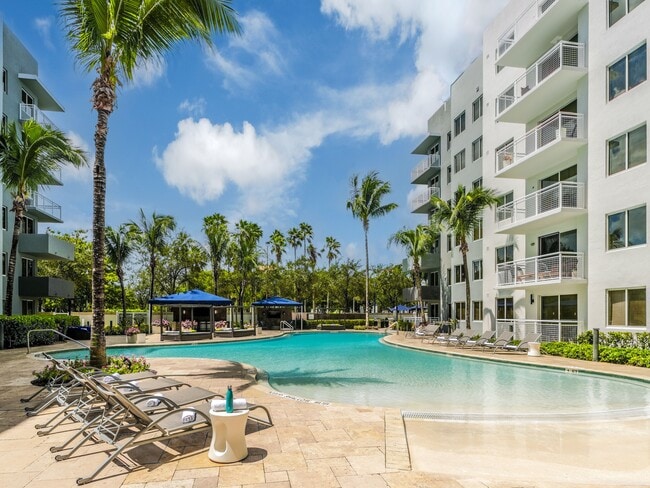 Cabanas at the far end can be claimed for the day at no extra charge. - The Manor at CityPlace