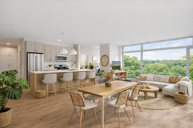 The Ardin Living + Kitchen and Den - The Ardin