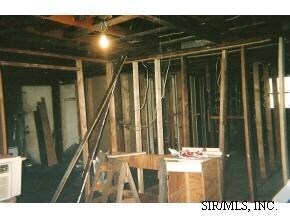 Interior of gutted Apt # 1 - 2940 Myrtle Ave