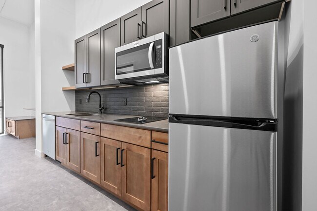 Cocina modelo estudio S3 - Urbane424 Apartments
