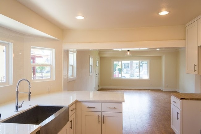 Living Room view from the kitchen - 1719 W 39th St House
