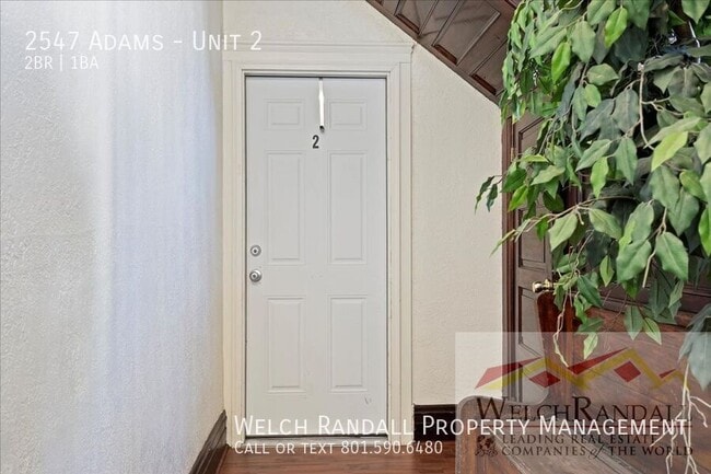Foto del edificio - 2547 Adams-Unit 2