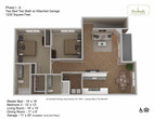 Two Bedroom Phase 1 1230