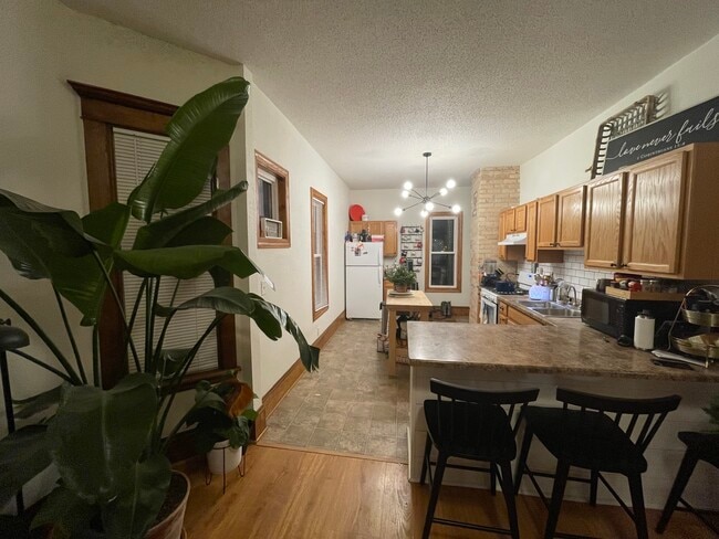 View from Living Room to Kitchen - 2310 Polk St NE