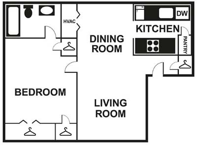 1HAB/1BA - Pineview Landing