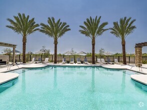 Dive into relaxation at Aster Ridge’s resort-style pool, where comfort meets luxury under the Phoenix sun. - Amavi Aster Ridge