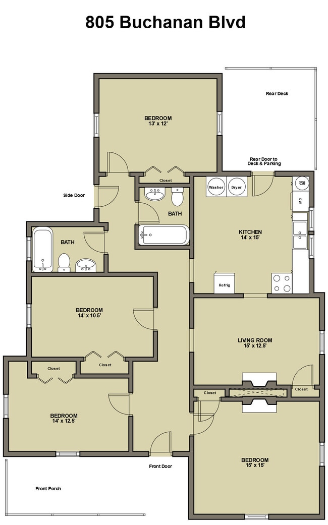 Building Photo - 805 N Buchanan Blvd