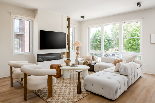 Sala de estar de The Grove Townhomes - The Grove Luxury Townhomes