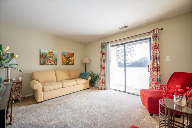1-Bed, 1-Bath unidad de 60 metros cuadrados. Sala de estar - Woodbrook