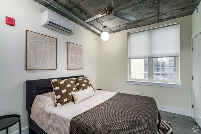 1BR, 1BA - 449SF - Bedroom - The Gotham