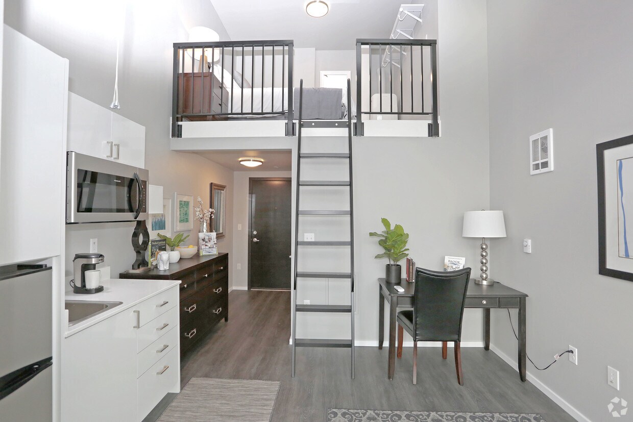 Modelo Long Estudio tipo loft - Novo Apartments