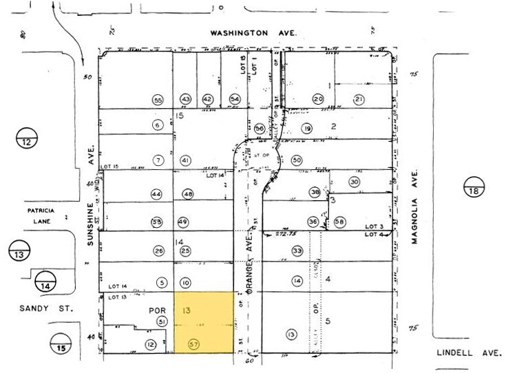 Plat Map - 798 S Orange Ave