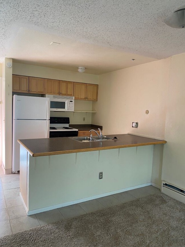 Kitchen with Island - 1200 College Ave