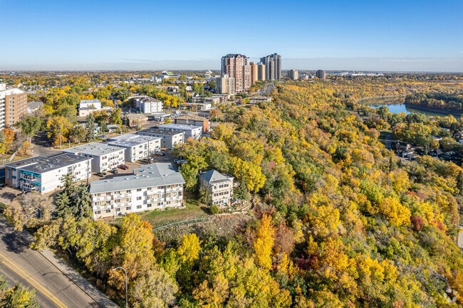Aerial Photo - Jasper Ave Lookout 1 Apartments