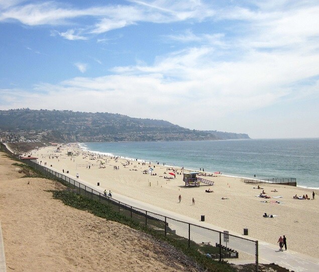 A beautiful day at Torrance Beach