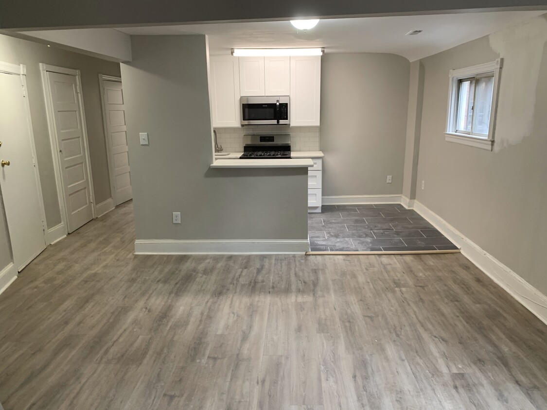 LR with View of Kitchen - 314 W Upsal St