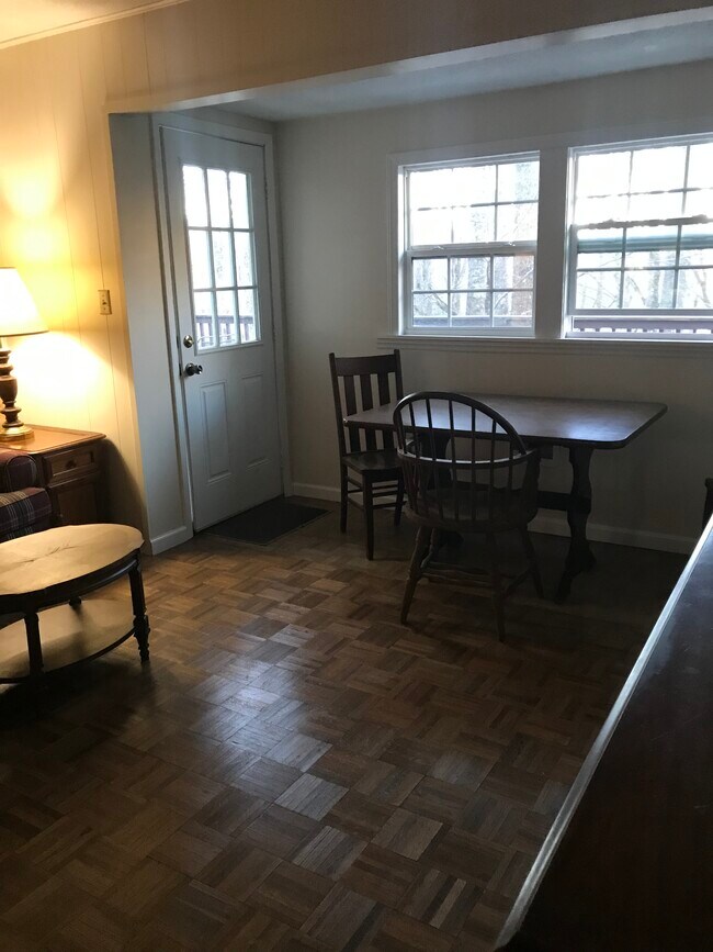 Dining area and door to large back deck - 172 Cross Park Dr