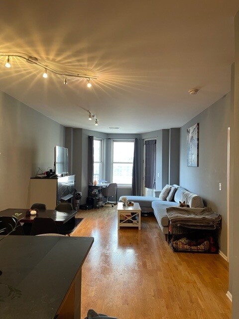 Living RoomKitchen - 520 N Halsted St