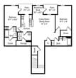 2 Bedroom, 2 Bath 1,286 sq. ft. - Belmont