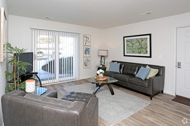 Sala de estar - Oak Hill Apartments