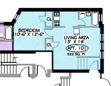 1HAB/1BA - 5482 S Greenwood Ave