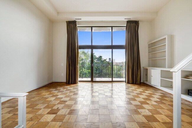 High Ceiling in Living area with lots of light - 3101 New Mexico Ave NW