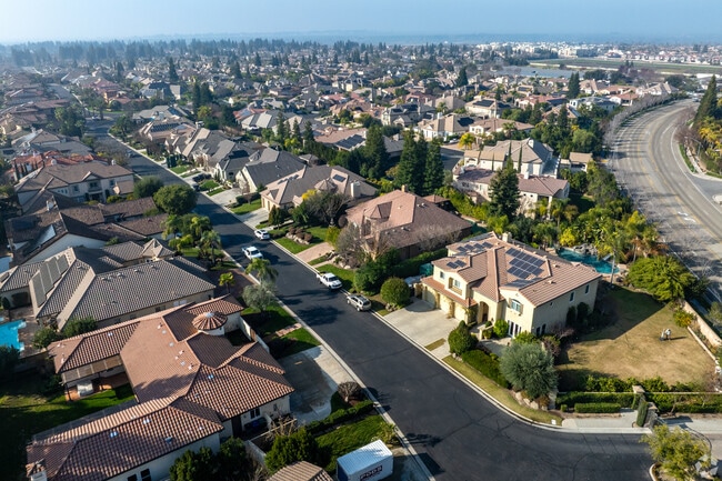 Aerial view of North Fresno.