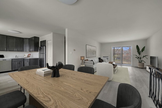 Model 1F Open Plan Living Room - The Harbour Club