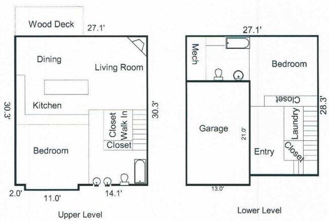 Floor Plan - 105 Elk Creek Drive #7