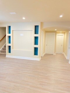 TV Niche and hallway to Bedroom #1 and Bathroom #1. - 2708 Ironton St