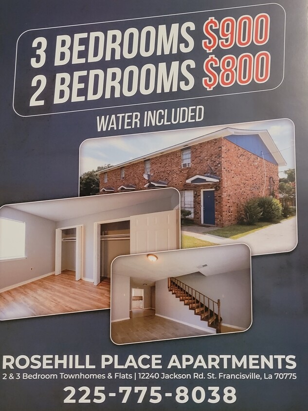 12240 Jackson Rd, Saint Francisville, LA 70775 Townhome Rentals in