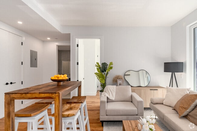 2BR, 1BR - 605SF - Living Room - Cypress Park