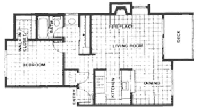 Plano de planta - East Bluff Apartments