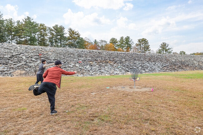 The Disc Golf Course at Buffumville Lake Park is frequently visited by locals.