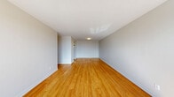 Located at 1020 Pembridge Cres in Kingston, Ontario, this single-floor unit offers three bedrooms and one bathroom in a practical, well-laid-out floor plan. Warm hardwood flooring runs consistently throughout the space, lending a cohesive and inviting feel to every room.

The living room is a comfortable, open area featuring a ceiling fan and direct access to a private balcony through large sliding glass doors, allowing for natural light and outdoor views of the surrounding neighbourhood and mature trees.

The kitchen is efficiently designed with white cabinetry, light countertops, a stainless steel sink, and a white dishwasher. It connects seamlessly to the living area, making the space feel open and functional.

The three bedrooms are bright and simply finished, each featuring hardwood floors and neutral walls. The primary bedroom is a well-proportioned space with a large window offering natural light. The additional bedrooms are served by natural light through their own windows, and baseboard heating is present throughout.

The bathroom is cleanly finished with a full tub-shower combo, accented with beige and sage tile surround, and includes standard fixtures in a tidy layout.

A connecting hallway ties all rooms together efficiently. This unit offers a straightforward, functional layout well-suited for those seeking comfortable living in Kingston's west end.