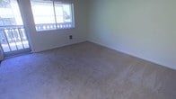 This single-floor space presents a straightforward and functional layout designed with simplicity in mind. The room is finished with wall-to-wall neutral-toned carpeting that adds a sense of warmth and comfort underfoot, making it a versatile area that can accommodate a variety of uses.

Natural light enters through a window fitted with horizontal blinds, providing both brightness and privacy control. The window overlooks a modest outdoor view, contributing a connection to the exterior environment. The walls are painted in a soft, neutral tone that complements the light carpeting and creates an airy, understated atmosphere throughout.

A wall-mounted vent is positioned near the baseboard, indicating a built-in climate control system that supports year-round comfort. Clean white baseboards line the perimeter of the room, adding a crisp finishing detail that contrasts neatly with the carpeted floor.

The overall ambiance of the space is calm and uncluttered, offering a blank canvas that is well-suited for customization. The straightforward design ensures ease of use and adaptability, making this space practical for a range of occupants or purposes. Its clean condition and neutral palette make it move-in ready and easy to personalize.
