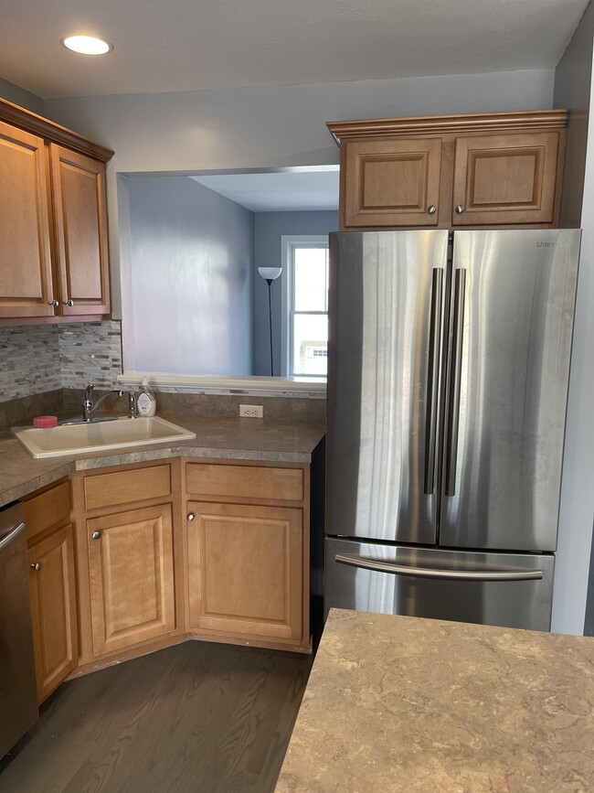 Kitchen with opening to Living Room - 177 Silver St