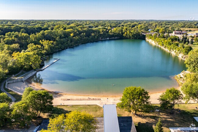 Quarry Lake is a scenic landmark in Caledonia.