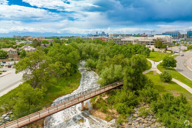 Cherry Creek Park is nestled between the shopping district and its namesake in Cherry Creek.