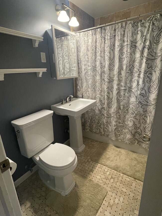 Toto fixtures, cast iron tub, marble floor - 8 Cornell Dr