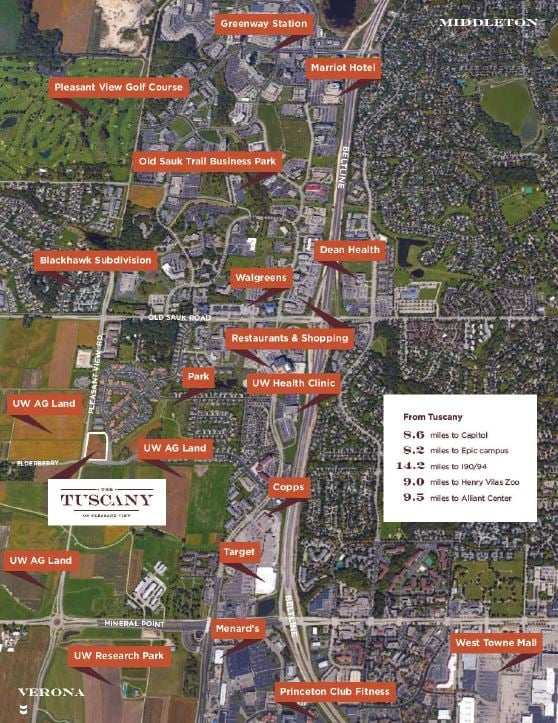 The Tuscany on Pleasant View Apartments Madison, WI