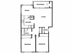 2 Bedroom 1 Bath