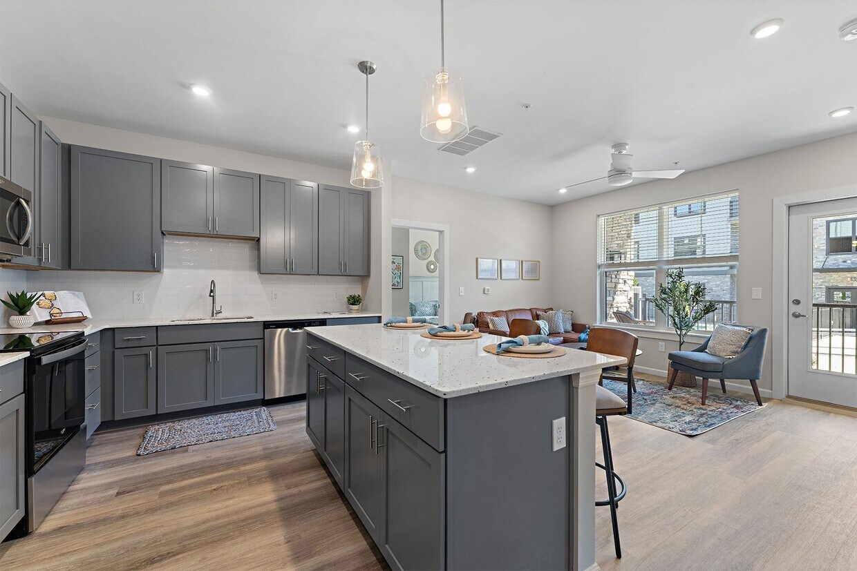 Cocina y sala de estar - The Preserve at Peters Township